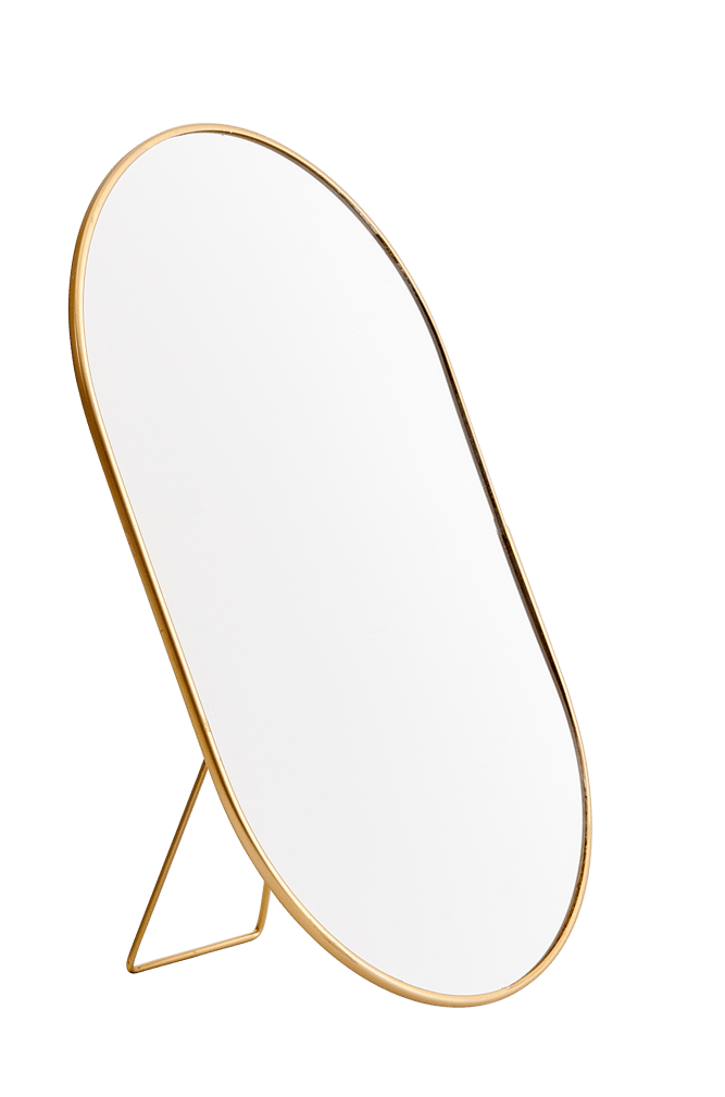 Casa ZOOM Golden mirror H 25.5 x W 16.5 x D 2 cm