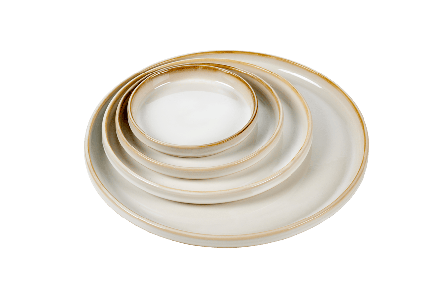 MINERAL MARBLE White plate Ø 26.5 cm - best price from Maltashopper.com CS666722