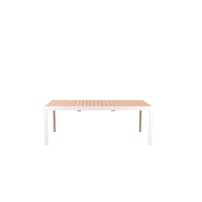 ETHAN Extending table white, natural - best price from Maltashopper.com CS652351