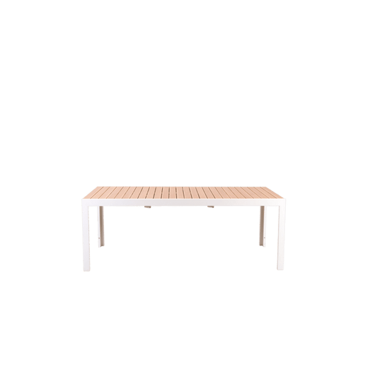 ETHAN Extending table white, natural - best price from Maltashopper.com CS652351