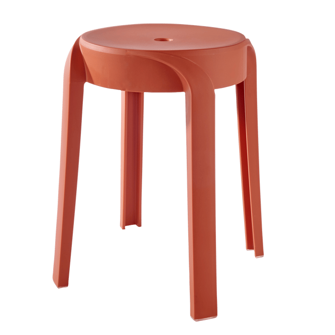 Casa KARLUS Terracotta stool, H 46 cm - Ø 43 cm