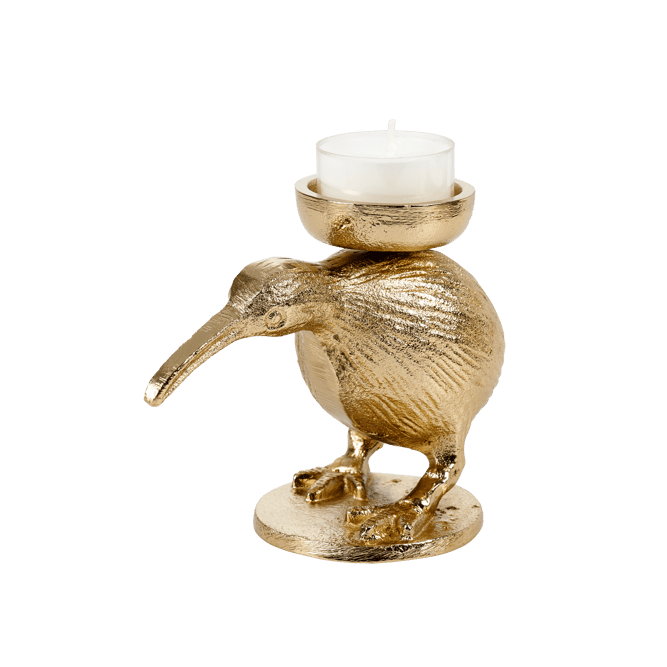 KIWI Golden tealight holder H 9 x W 13 cm - best price from Maltashopper.com CS674779