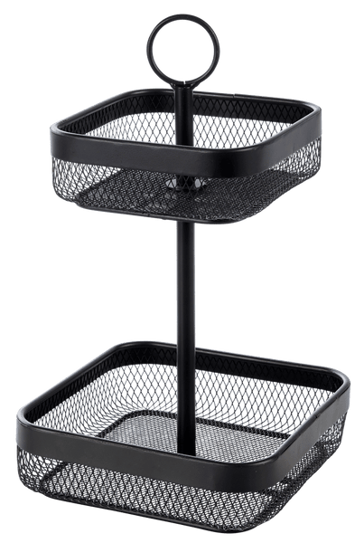 BLACK LUNAR BASKET SQUARE 2PCS