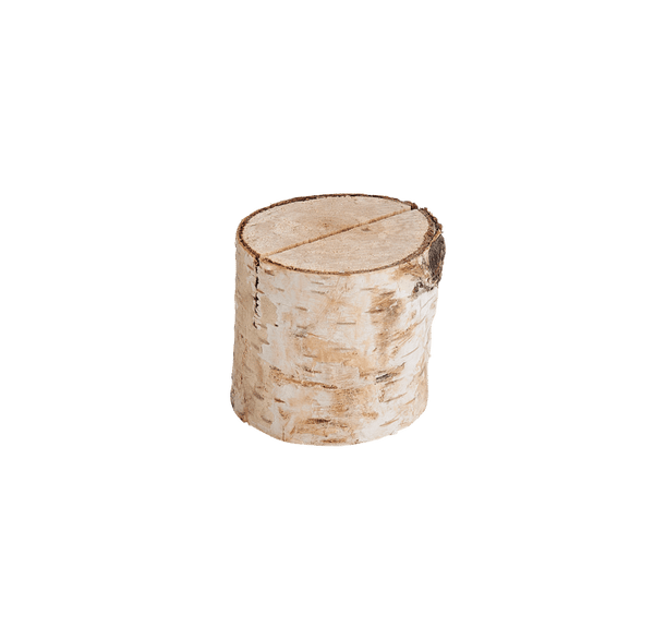 BIRCH Natural name holder, H 4 cm - Ø 4 cm