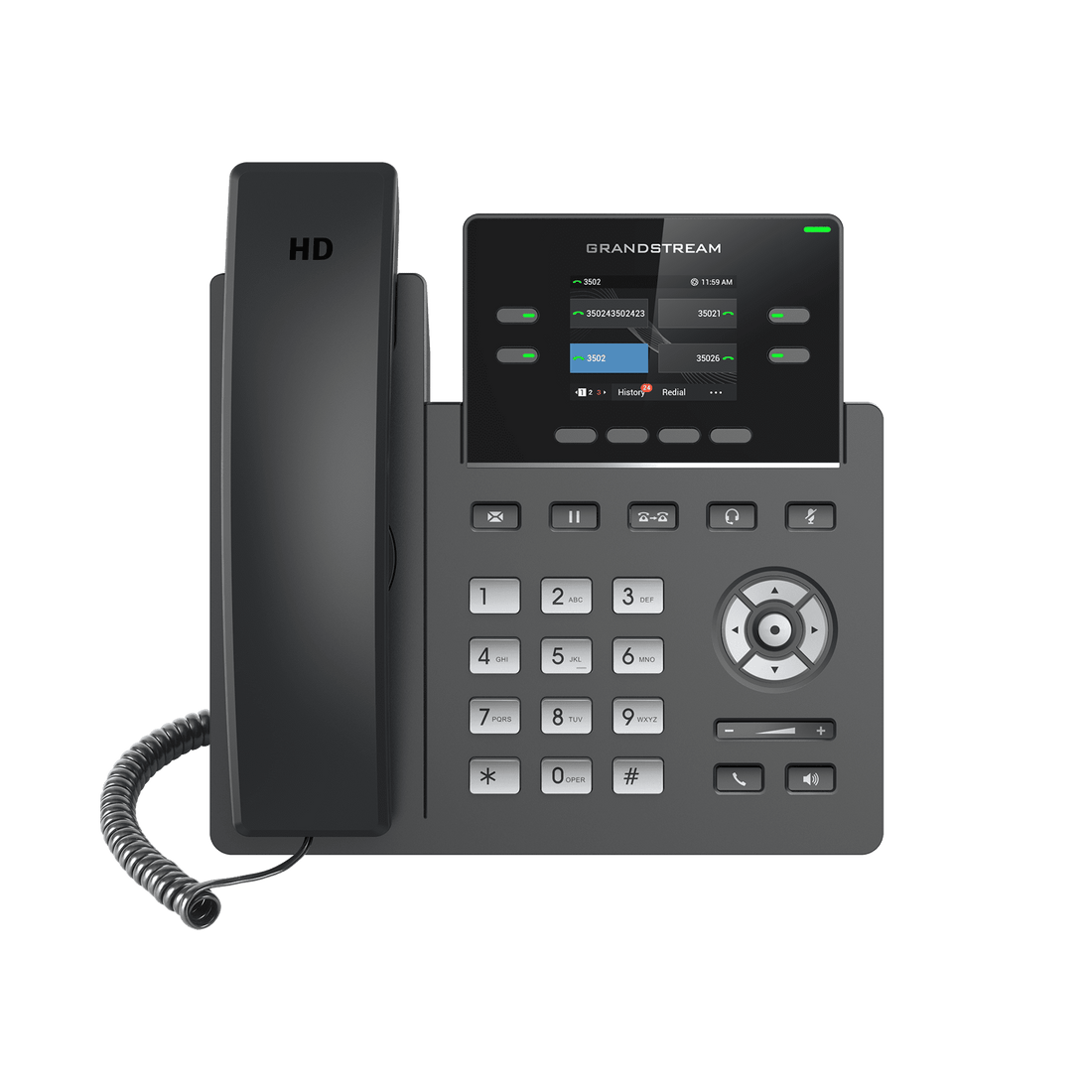 GRP2612 (no POE) 2-line carrier-grade IP phone - best price from Maltashopper.com GRP2612