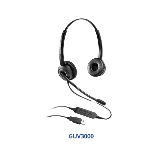 GUV3000 USB Headsets - best price from Maltashopper.com GUV3000