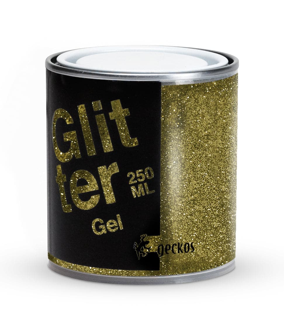 GLITTER FOR WATER PAINT GOLD 250 ML