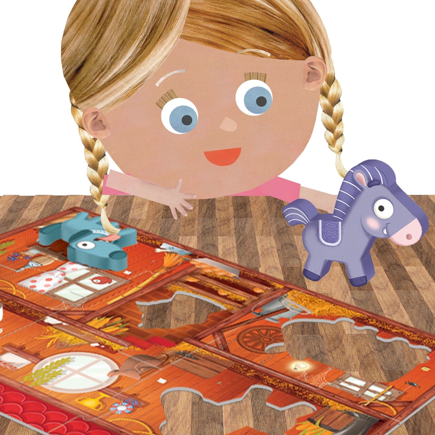 Toys Montessori First Puzzle the Farm