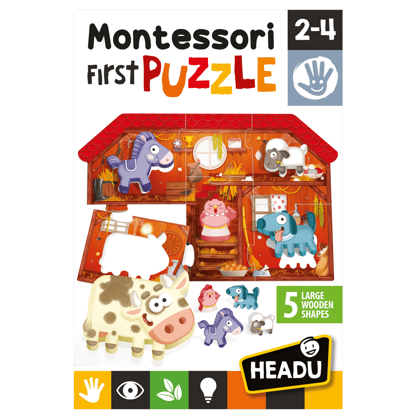 Toys Montessori First Puzzle the Farm