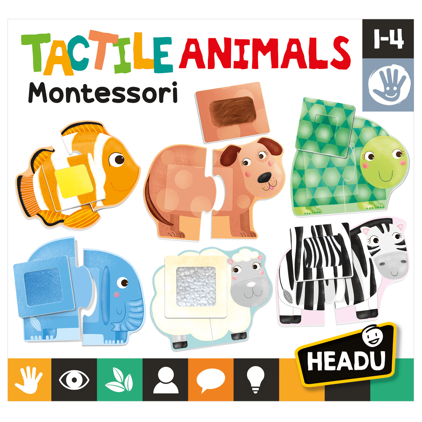 Toys Tactile Animals Montessori