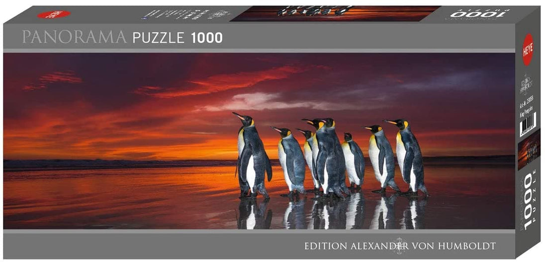 Puzzle Panorama Da 1000 Pezzi -  Edition Humboldt: King Penguins