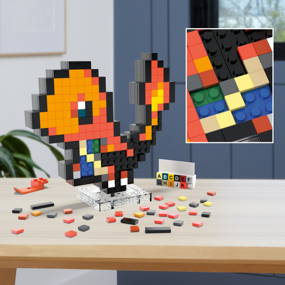 MEGA Pokémon Pixel Art Charmander
