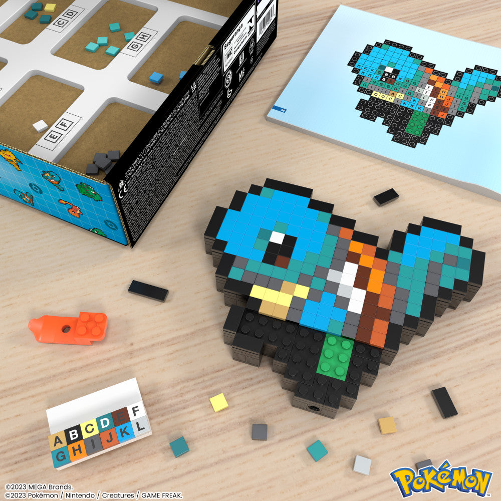 MEGA Pokémon Pixel Art Squirtle