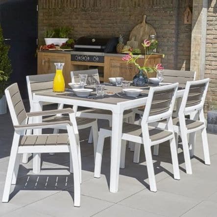 Bricocenter HARMONY CHAIR WITH ARMREST 59x60x86 CAPUCCINO