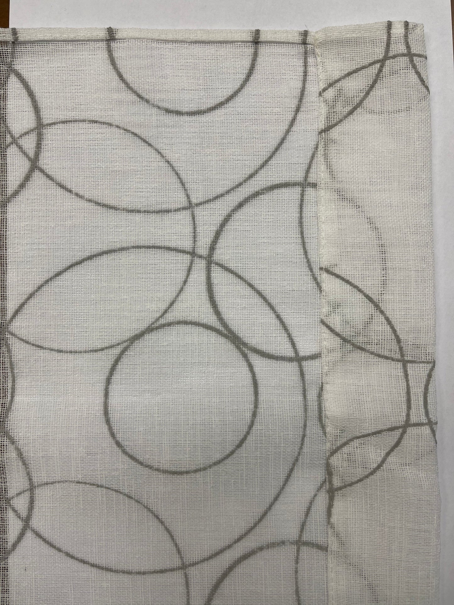 Bricocenter CIRCLE CURTAIN GREY 58X160 CM