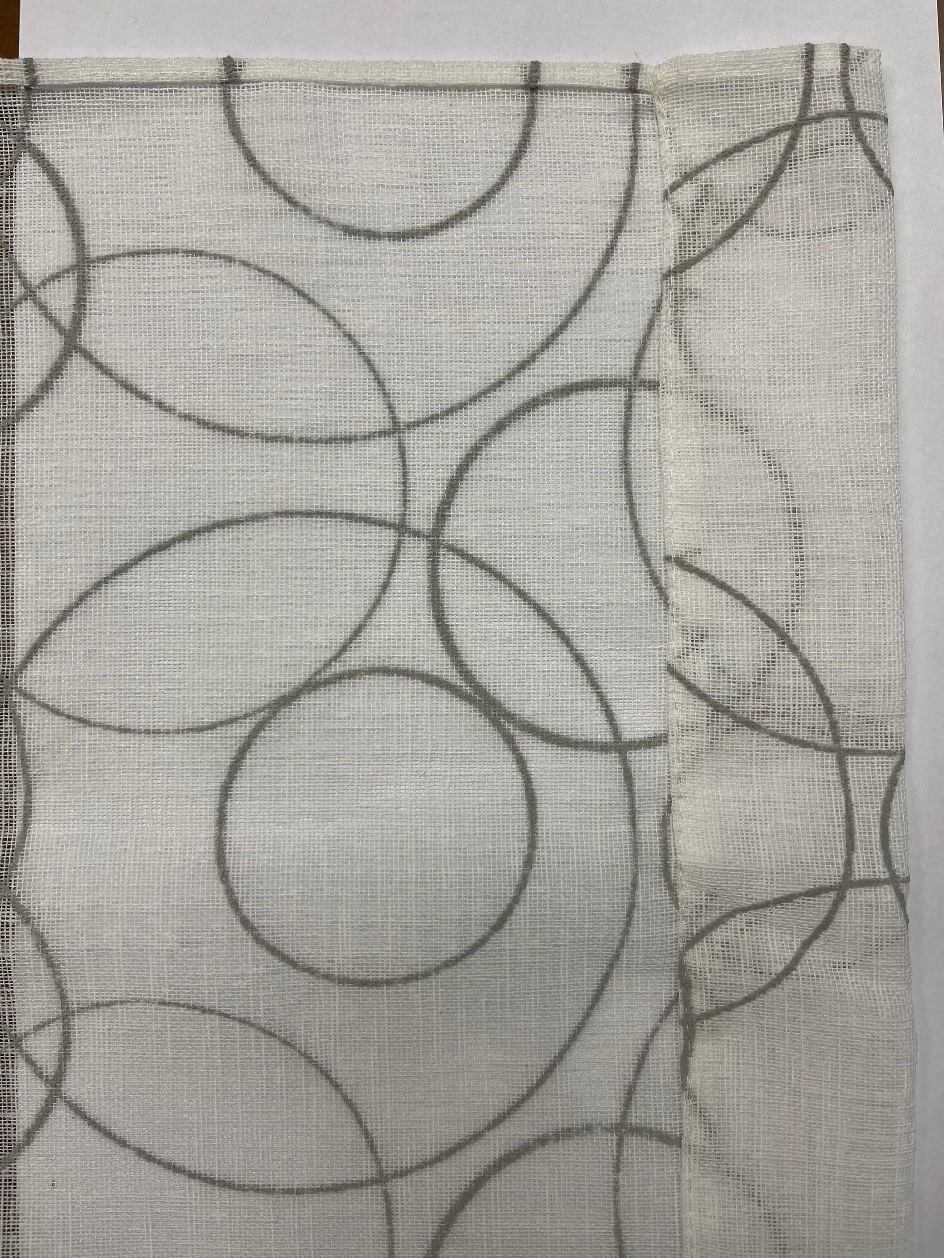 Bricocenter CIRCLE CURTAIN GREY 58X160 CM
