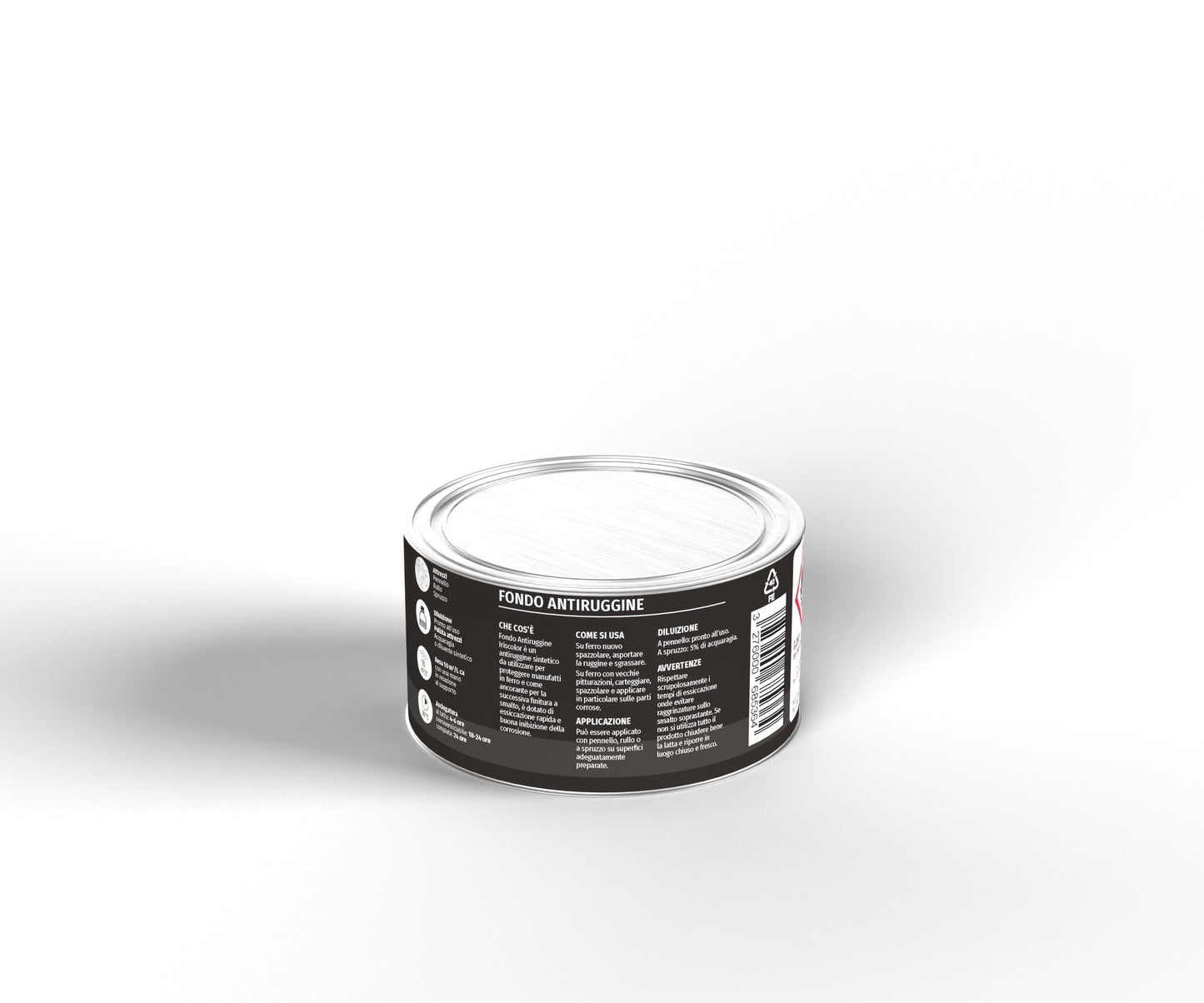 Bricocenter IRIS COLOUR GREY SOLVENT-BASED ANTI-RUST PRIMER 250ML