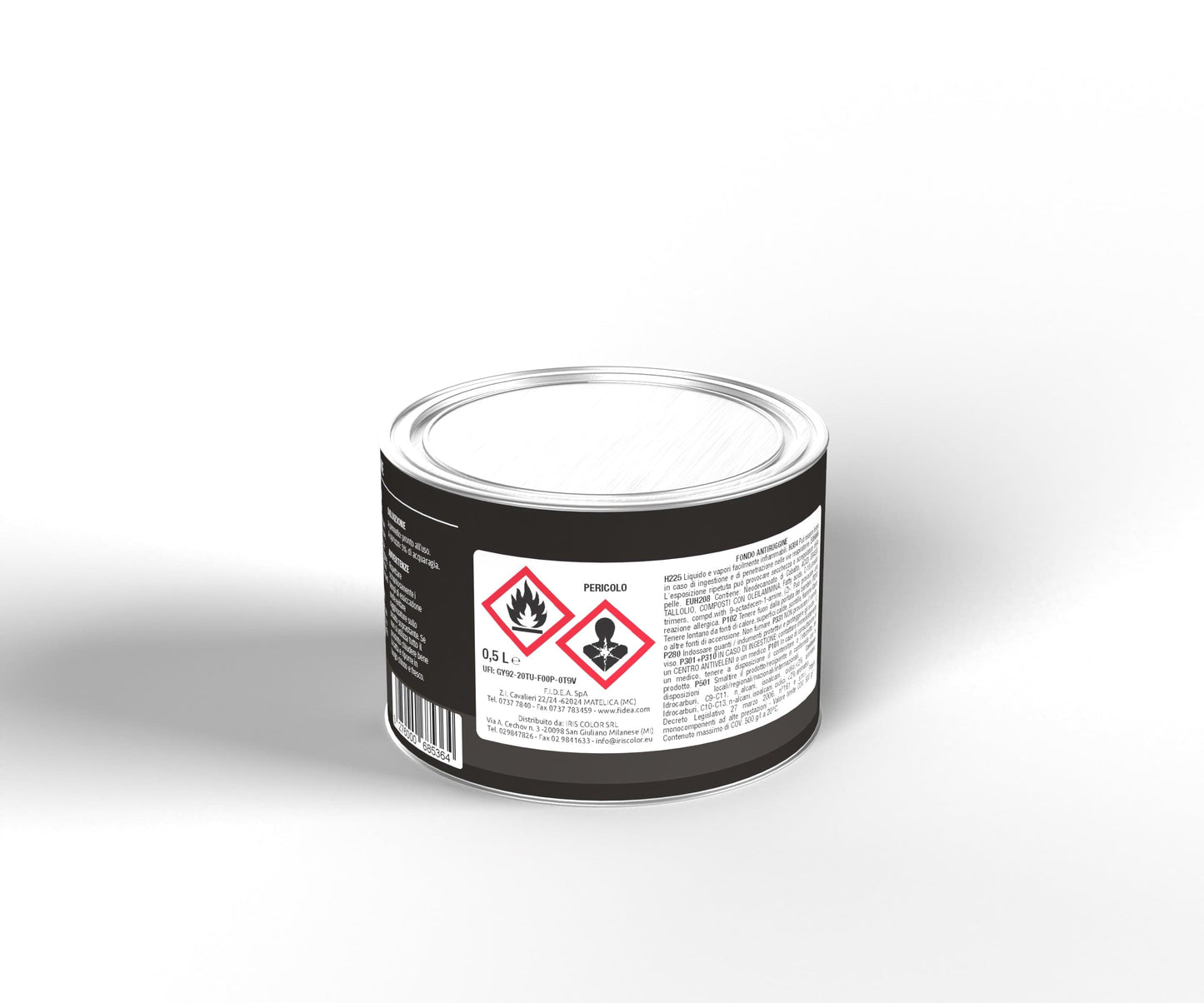 Bricocenter IRIS COLOUR GREY SOLVENT-BASED ANTI-RUST PRIMER 500ML