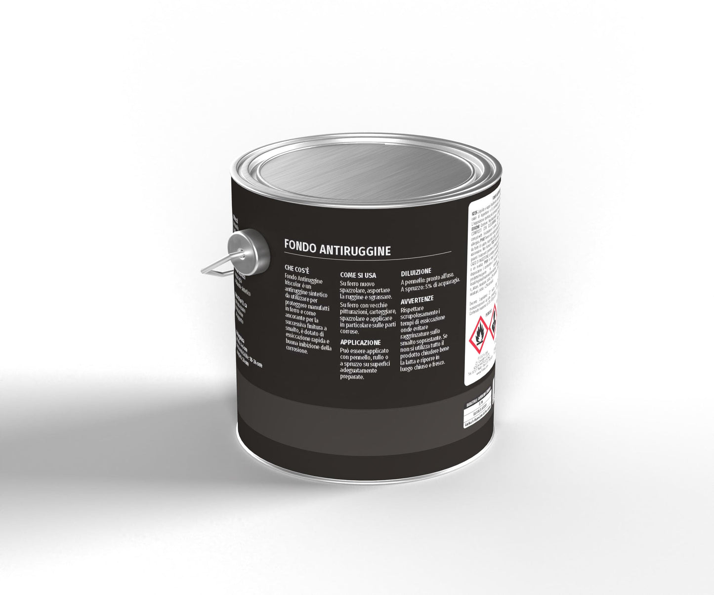 Bricocenter IRIS COLOUR GREY SOLVENT-BASED ANTI-RUST PRIMER 2.5LT