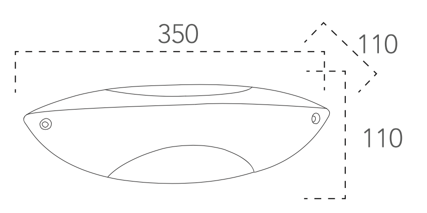 Bricocenter WALL LIGHT SEATTLE ALUMINIUM ANTHRACITE 34.5X11 CM E27=42W IP54