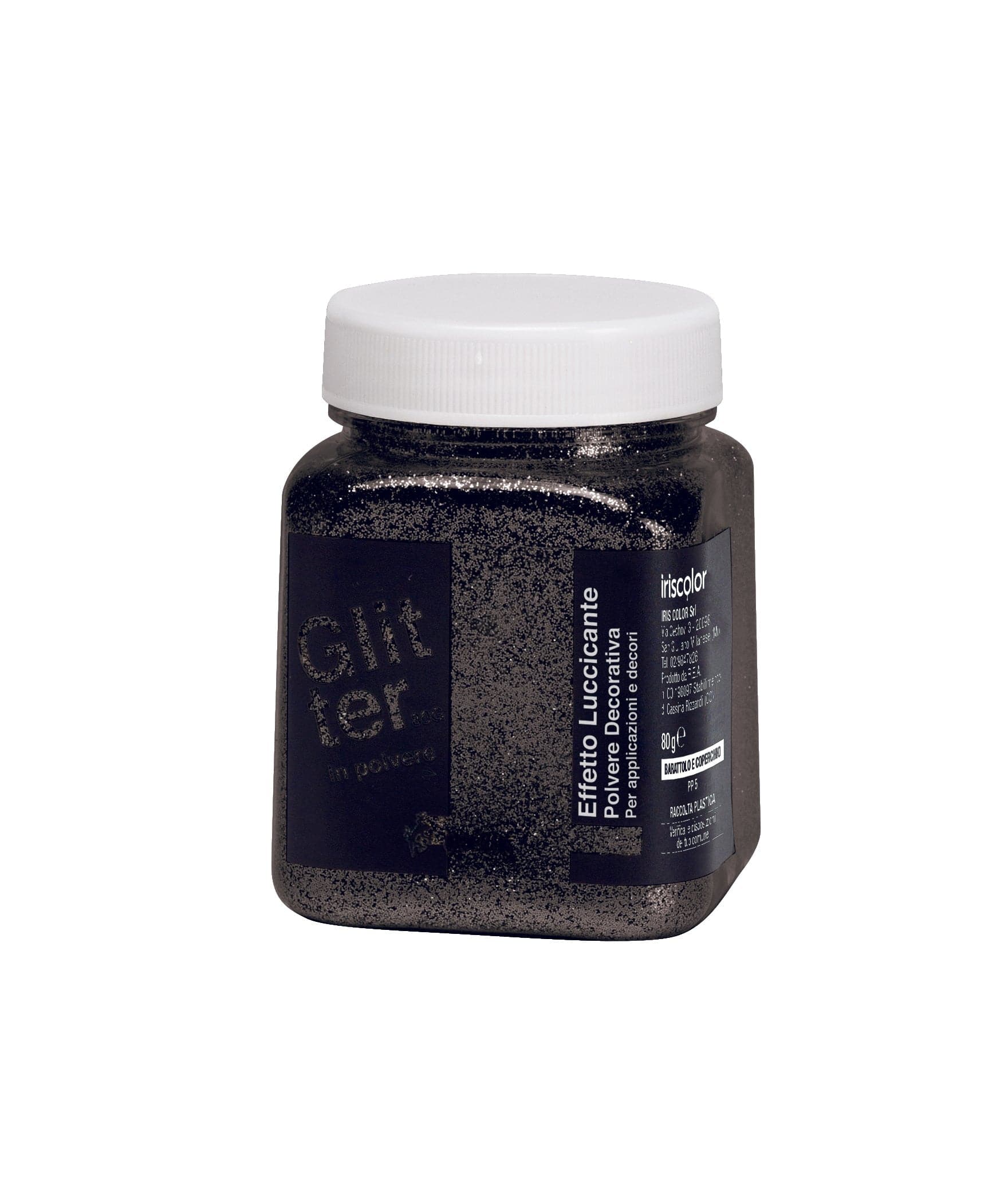 BLACK GLITTER POWDER 80 G