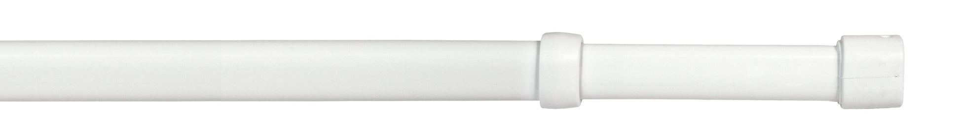 IRIS CURTAIN ROD EXTENDABLE 40/60 WHITE