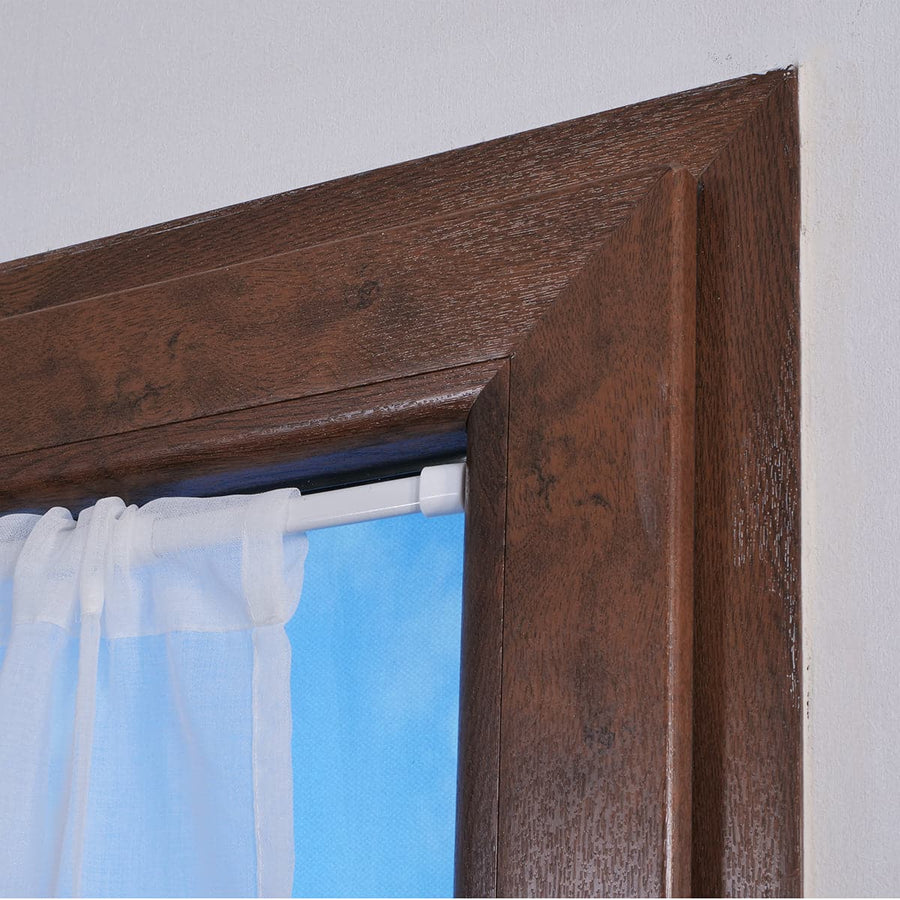 Bricocenter IRIS CURTAIN ROD EXTENDABLE 60/90 WHITE