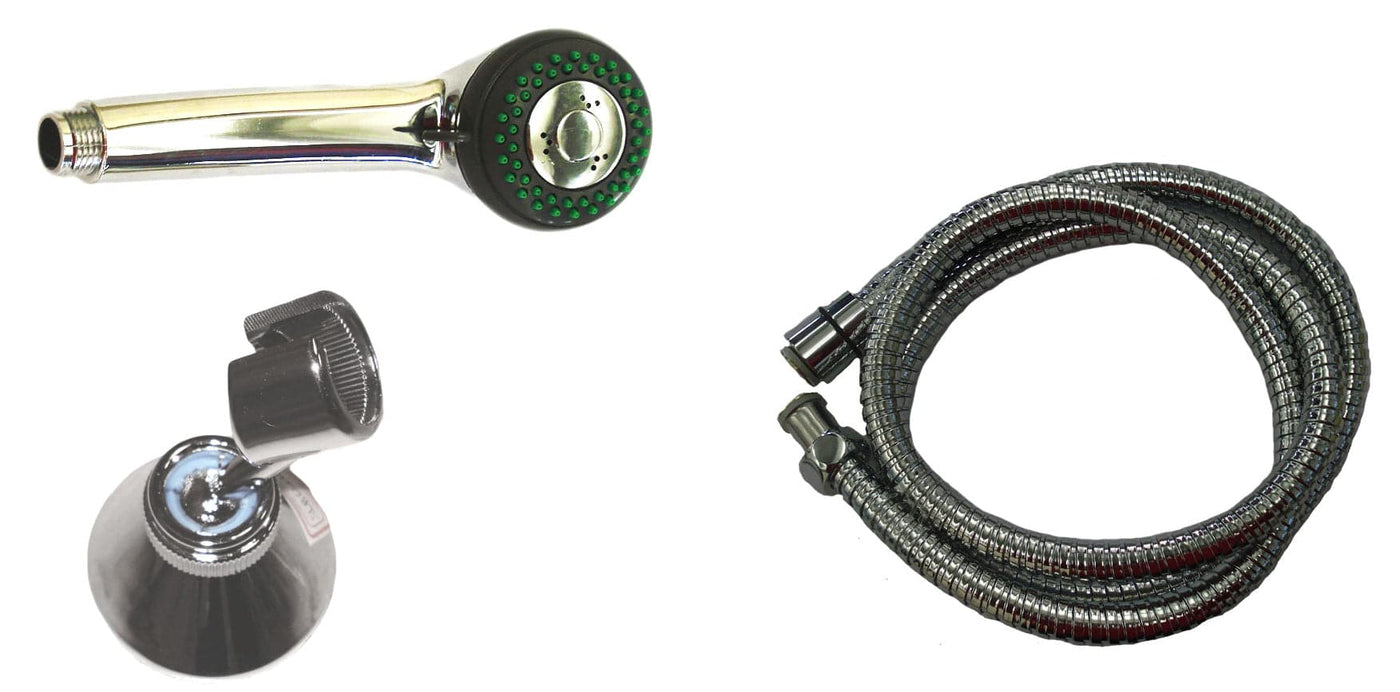 MINIKIT SHOWER FISH SHOWER 3 JETS + HOSE + HOLDER