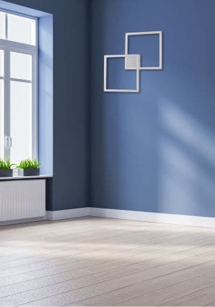 Bricocenter KIRA ALUMINIUM CEILING LIGHT WHITE 35x35CM LED 45W NATURAL LIGHT