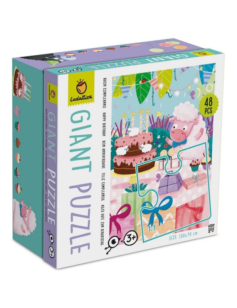 48 Piece Puzzle - Giant Puzzle: Happy birthday