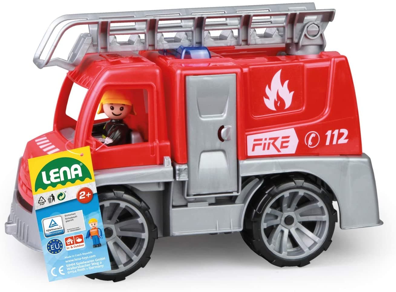 Truxx Line - Fire Brigade Vehicle with Ladder (29cm)