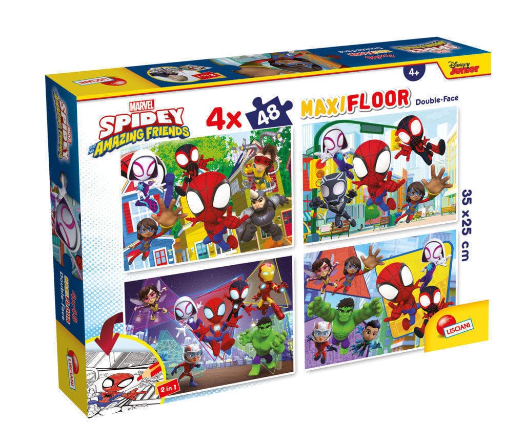 MARVEL PUZZLE DF MAXI FLOOR 4 X 48 SPIDEY