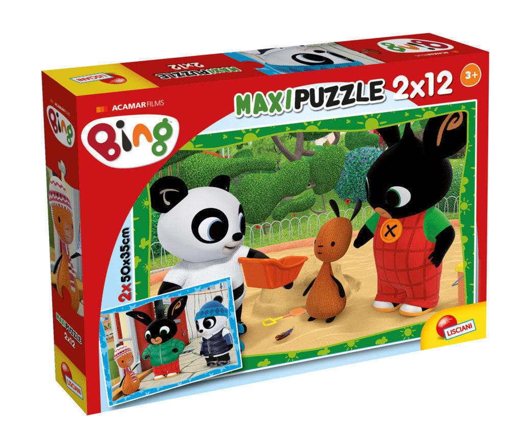 Toys BING PUZZLE MAXIFLOOR 2 X 12 - BING AND HIS FRIENDS!