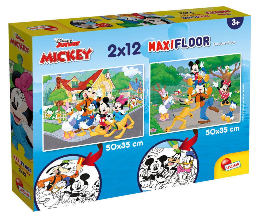 DISNEY PUZZLE MAXIFLOOR 2 x 12 MICKEY