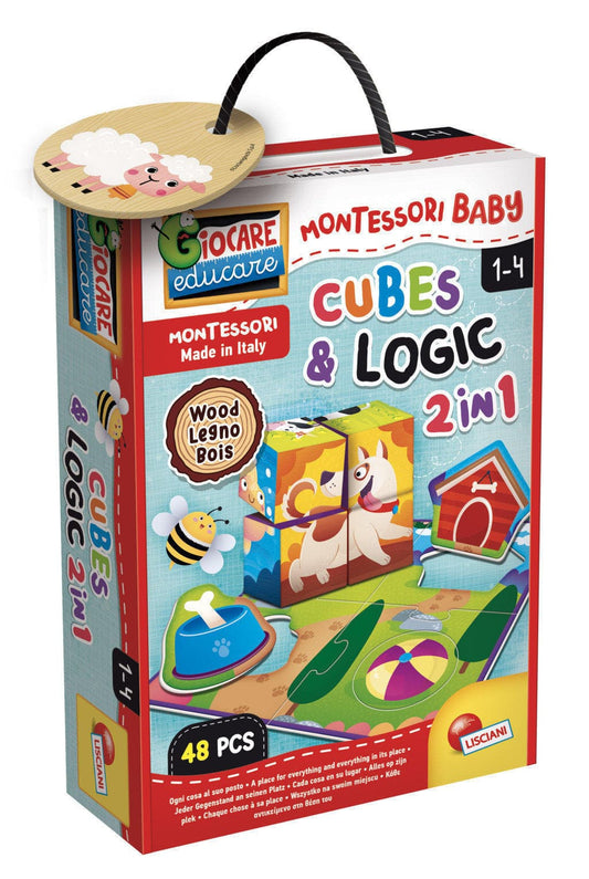 MONTESSORI WOOD CUBES AND LOGIC