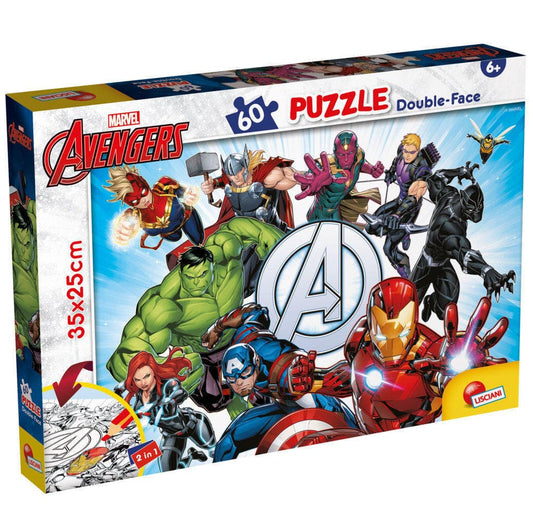 Toys MARVEL PUZZLE DF M-PLUS 60 AVENGERS