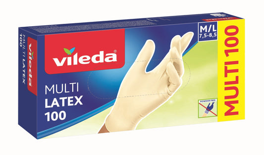 MULTILATEX GLOVES 100 PCS. MEDIUM/LARGE