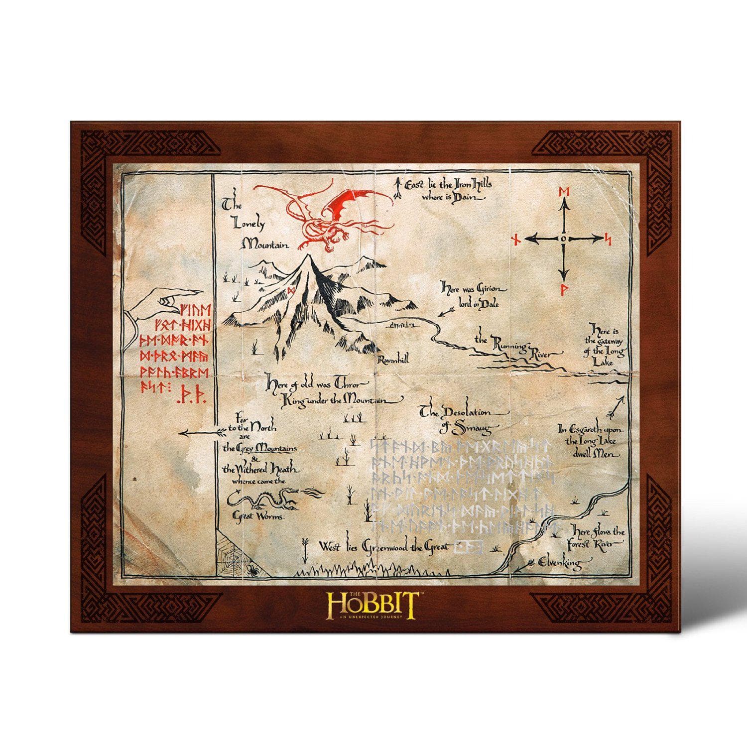 The Lord of the Rings - Map of Thorin Oakenshield - best price from Maltashopper.com NBCNN2147