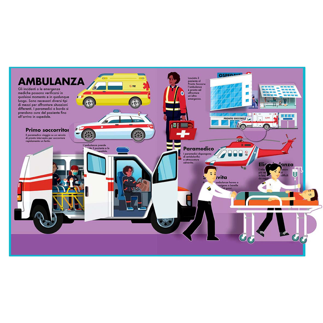 The Flip Flap Book Emergency Vehicles