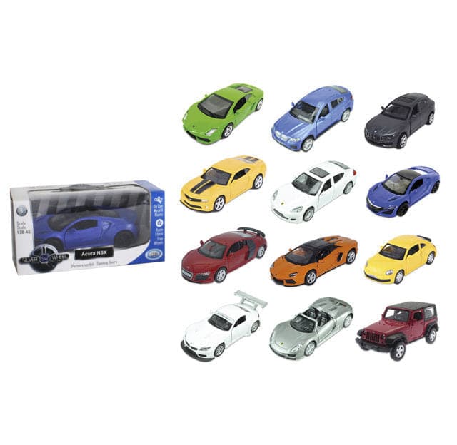 Silver Wheel - Auto c/licenze sc.1:38- 1:46 in die cast