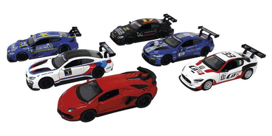 Silver Wheel - DTM Sports Car 1:43 scale in metal, with breech loading, opening doors. Licenses: Maserati, Bmw, Mercedes, Lamborghini