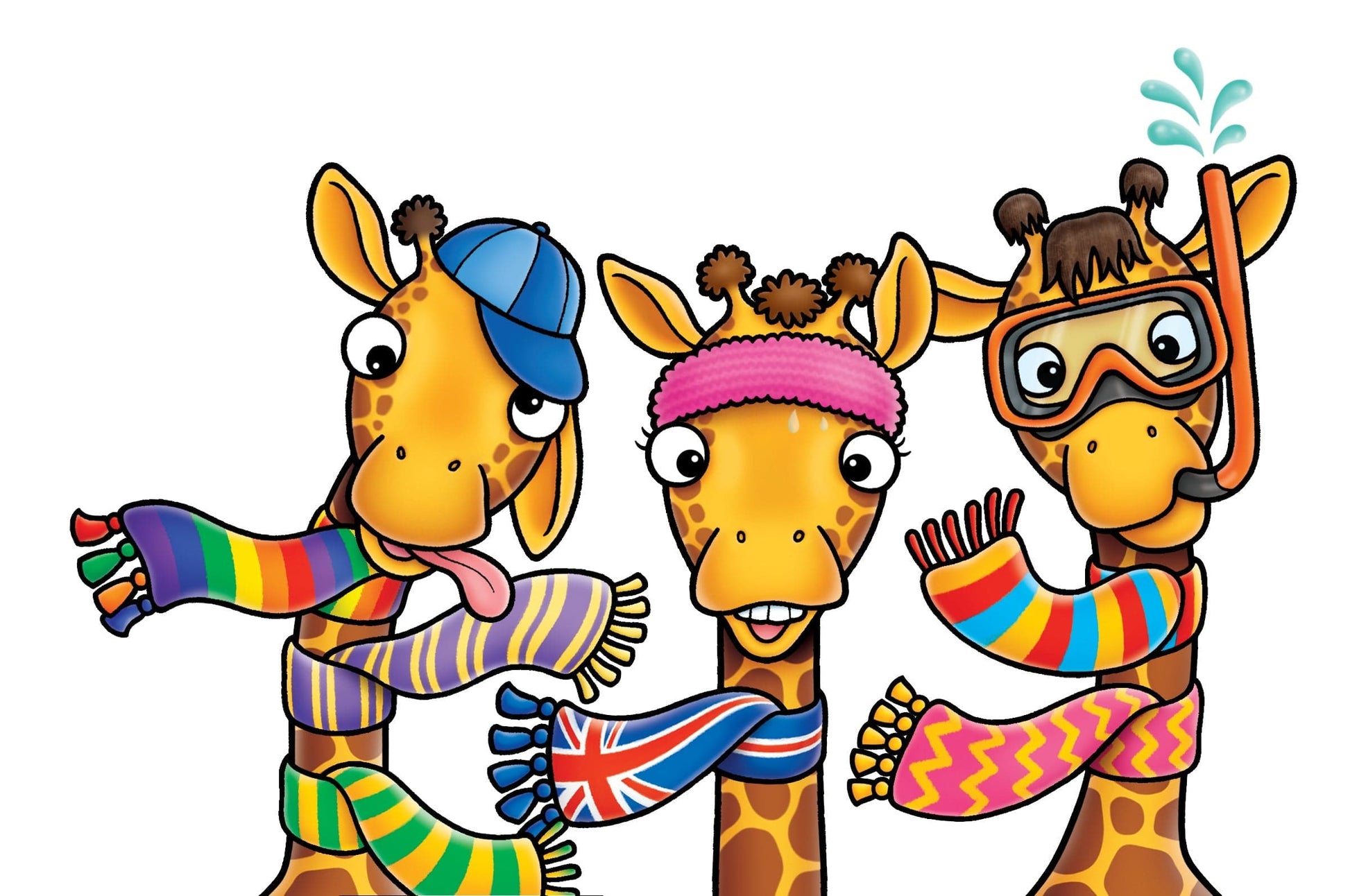 Toys Giraffe with Scarves