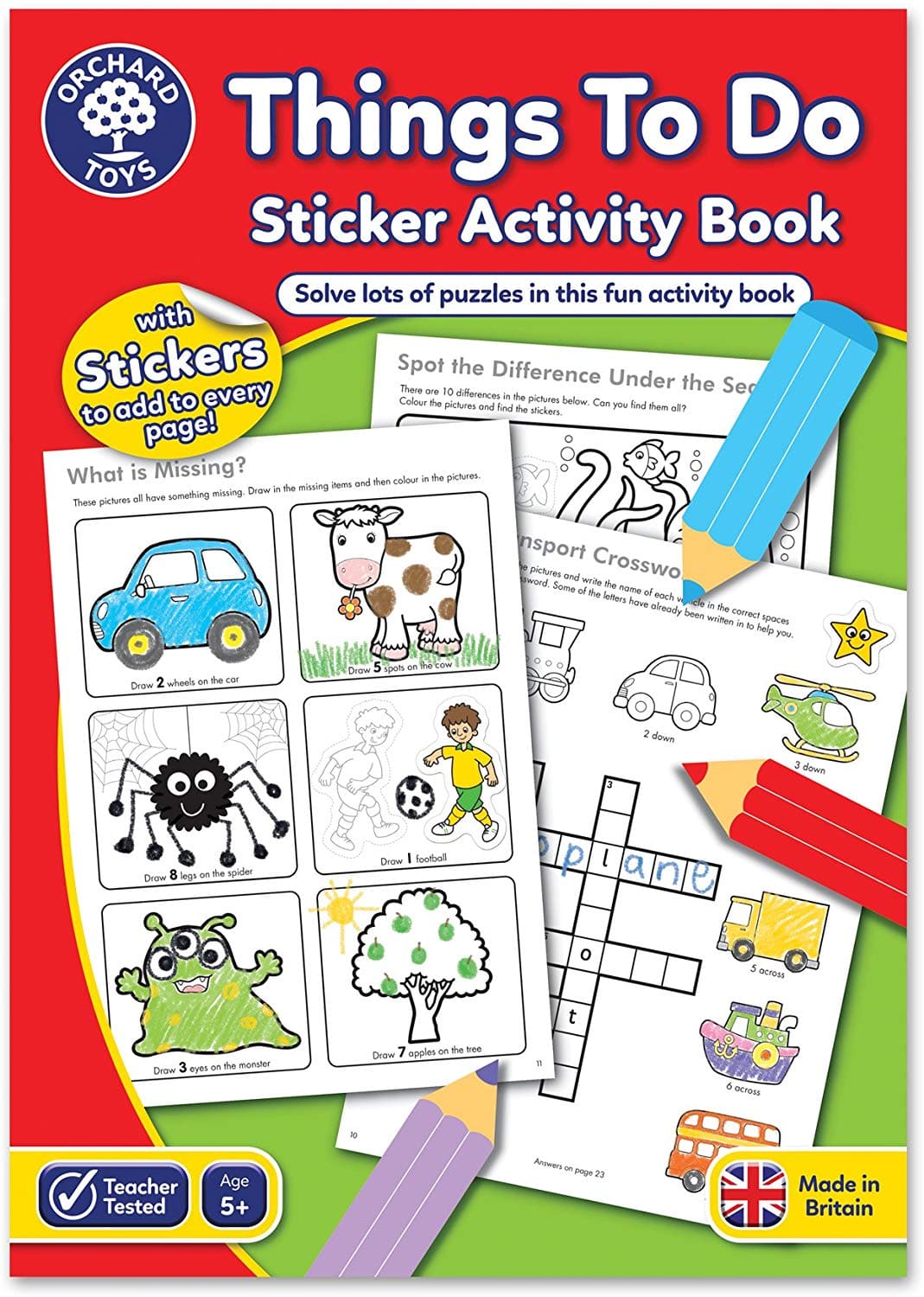Things To Do Activity Book