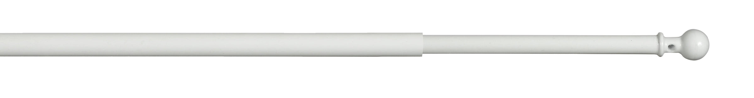 OSLO CURTAIN ROD WITH EXTENSIBLE SCREW 80/110 WHITE