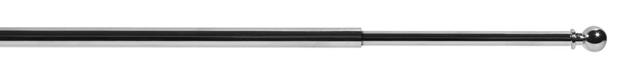 Bricocenter OSLO CURTAIN ROD WITH EXTENSIBLE SCREW 50/80 CHROME