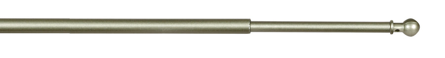 OSLO CURTAIN ROD WITH EXTENSIBLE SCREW 80/110 NICKEL
