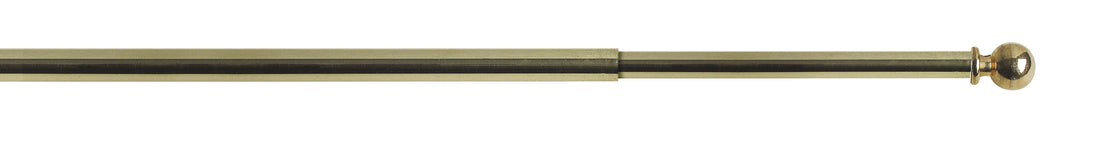 OSLO CURTAIN ROD EXTENSIBLE SCREW 50/80 GOLD - best price from Maltashopper.com BR480009734