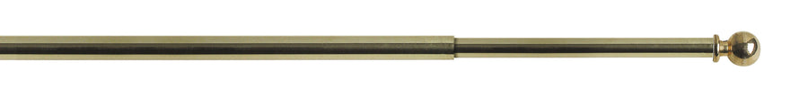 OSLO CURTAIN ROD WITH 30/50 GOLD EXTENSIBLE SCREW