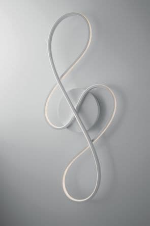 VIOLIN CEILING LAMP METAL WHITE 76X33 CM LED 50W NATUTAL LIGHT