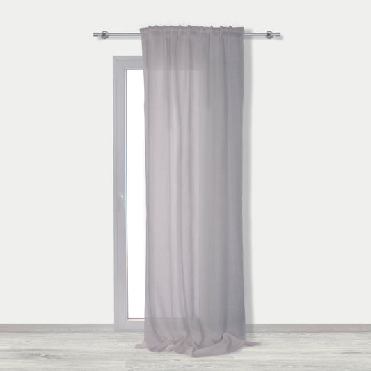 Bricocenter LILY WHITE OPAQUE CURTAIN 135X350 WITH WEBBING AND CONCEALED LOOP